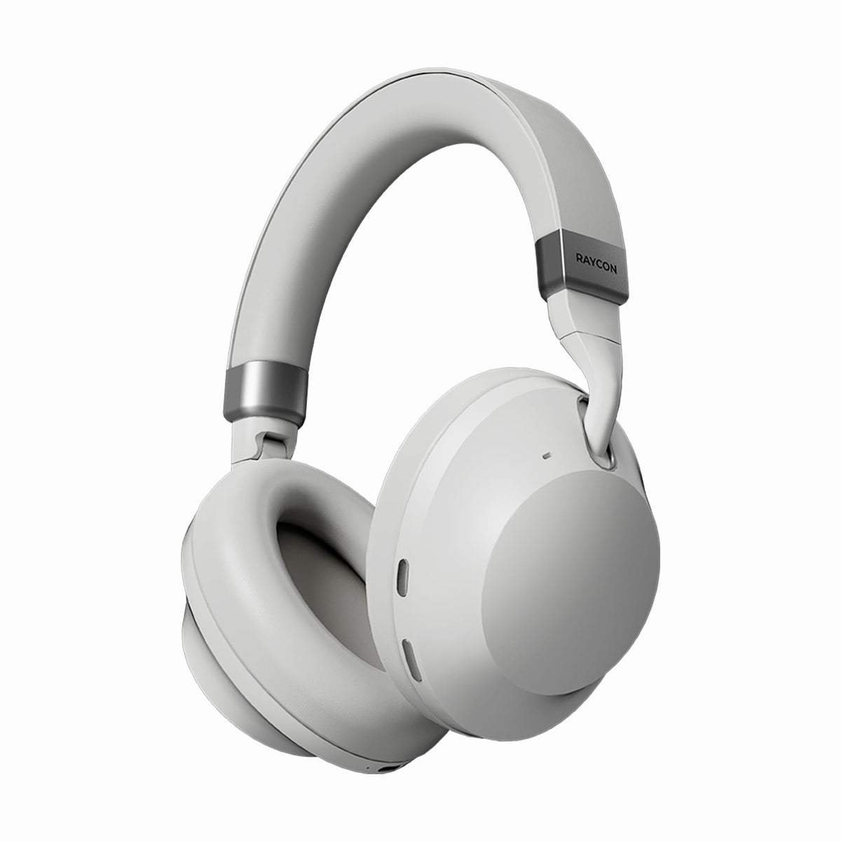 Raycon Pro headphones close-up earcups for all-day comfort during long sessions.