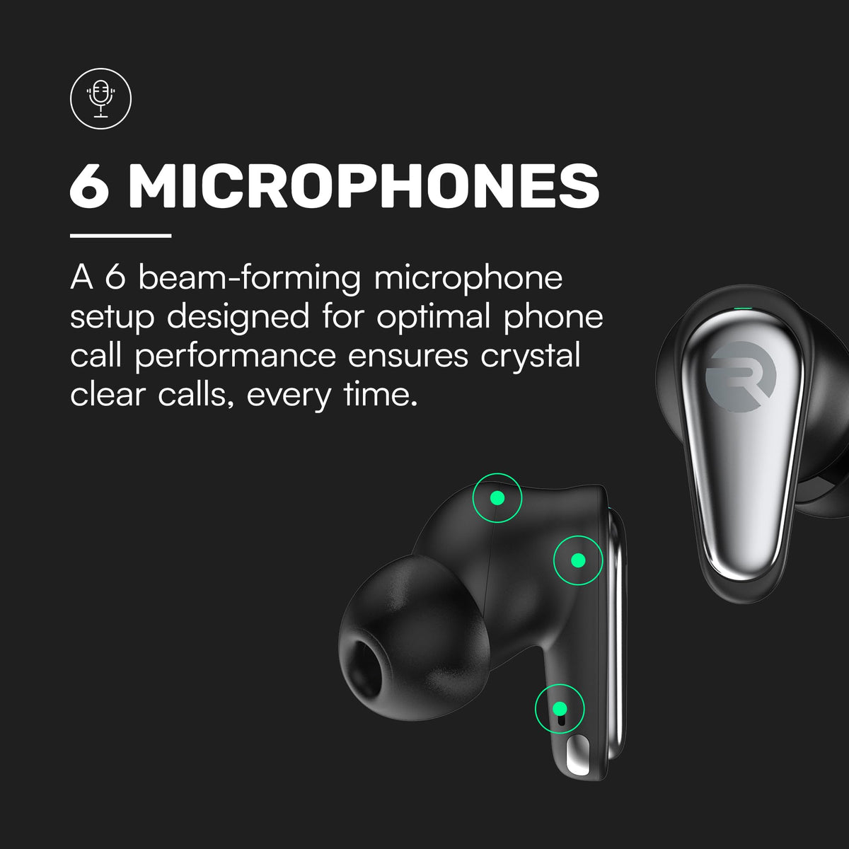 Raycon Pro Earbuds with IPX5 protection for workouts and outdoor use