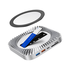 RayCue 10Gbps USB-A/C data transfer ports enable fast file moves.