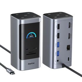 RayCue 14in1 docking station with dual 4K HDMI delivers crisp multitasking across two screens