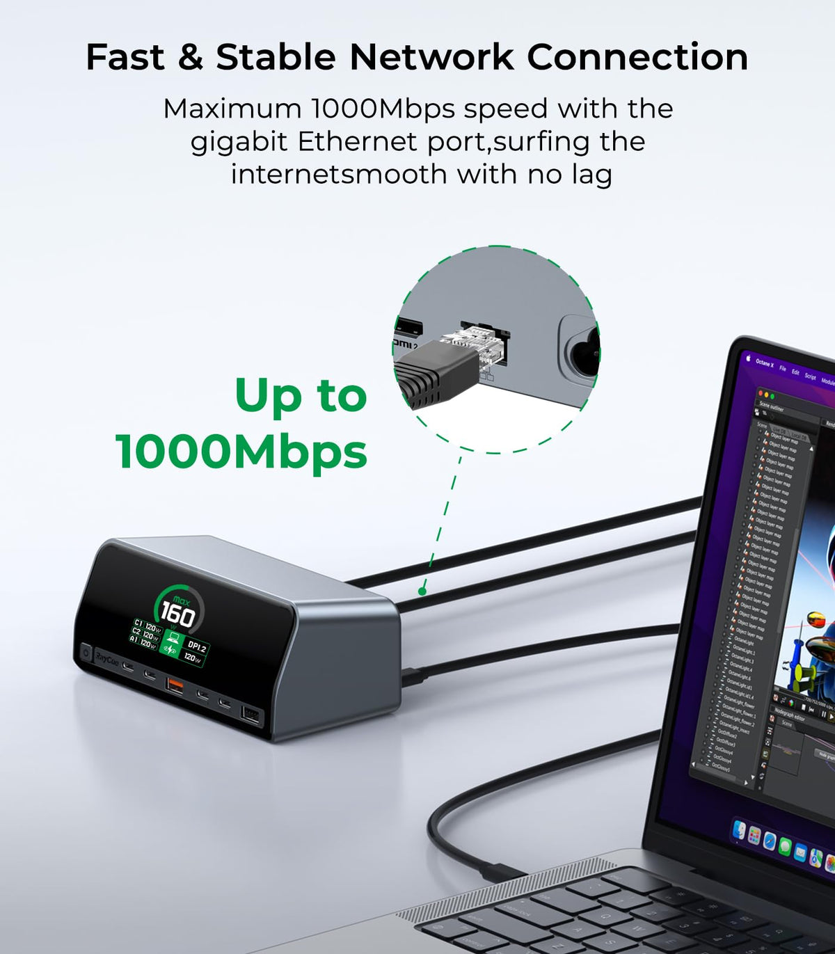 RayCue compatible with macOS and Windows for flexible setups.