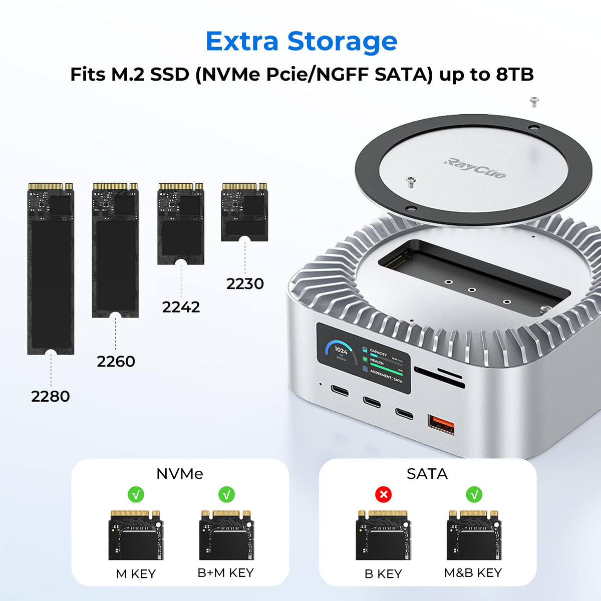 RayCue SD/TF 4.0 reader delivers fast transfers for media projects.
