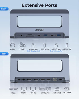 RayCue SD/TF slots read and write data simultaneously for quick media import