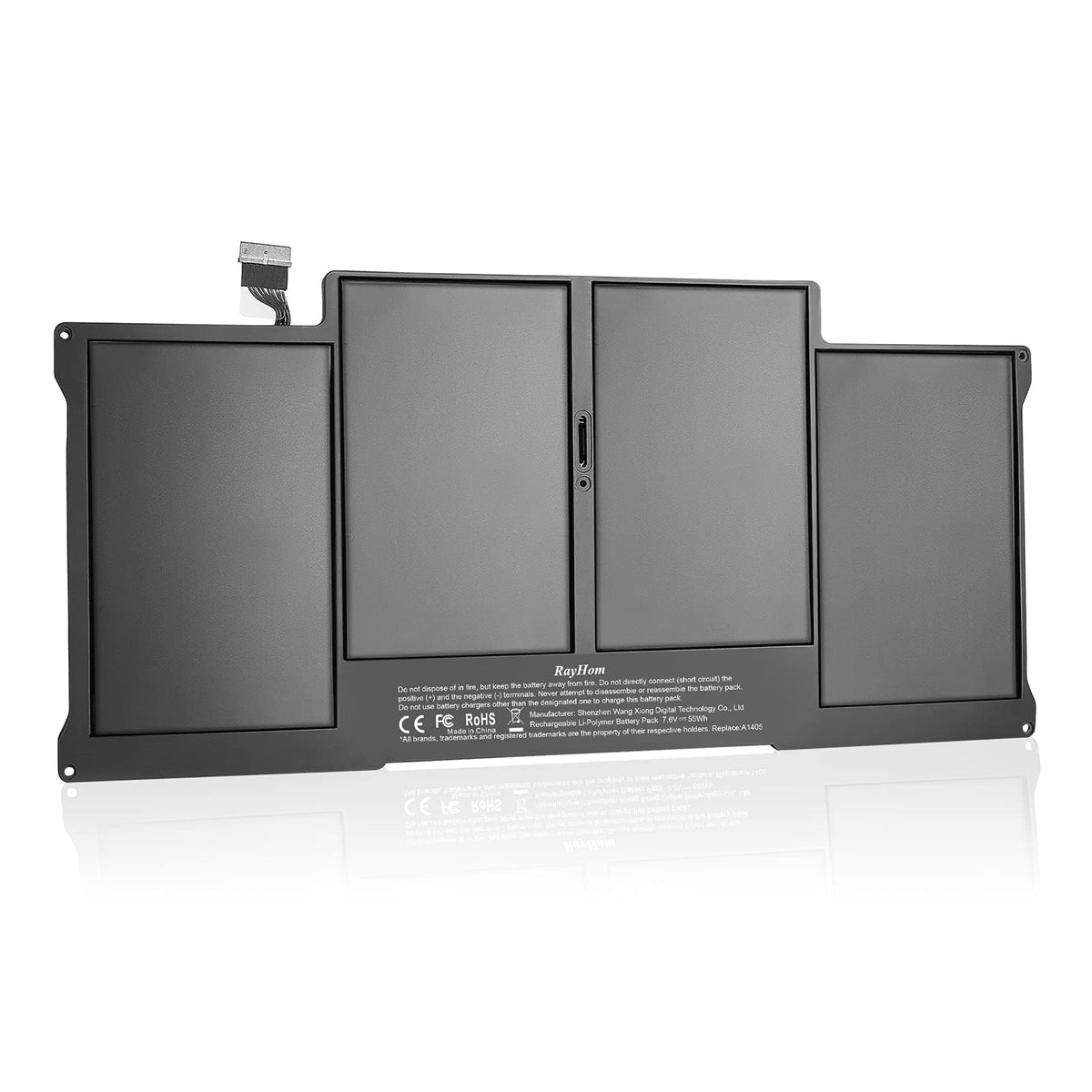 RayHom compact battery design fits slim MacBook Air chassis