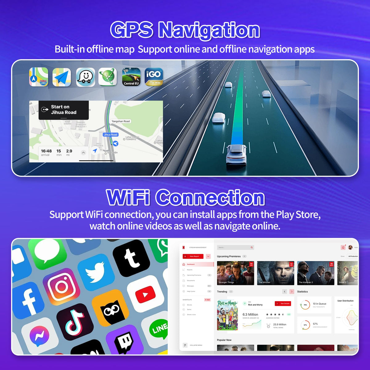 Rayjorman 4GB RAM and 64GB ROM for smooth road apps