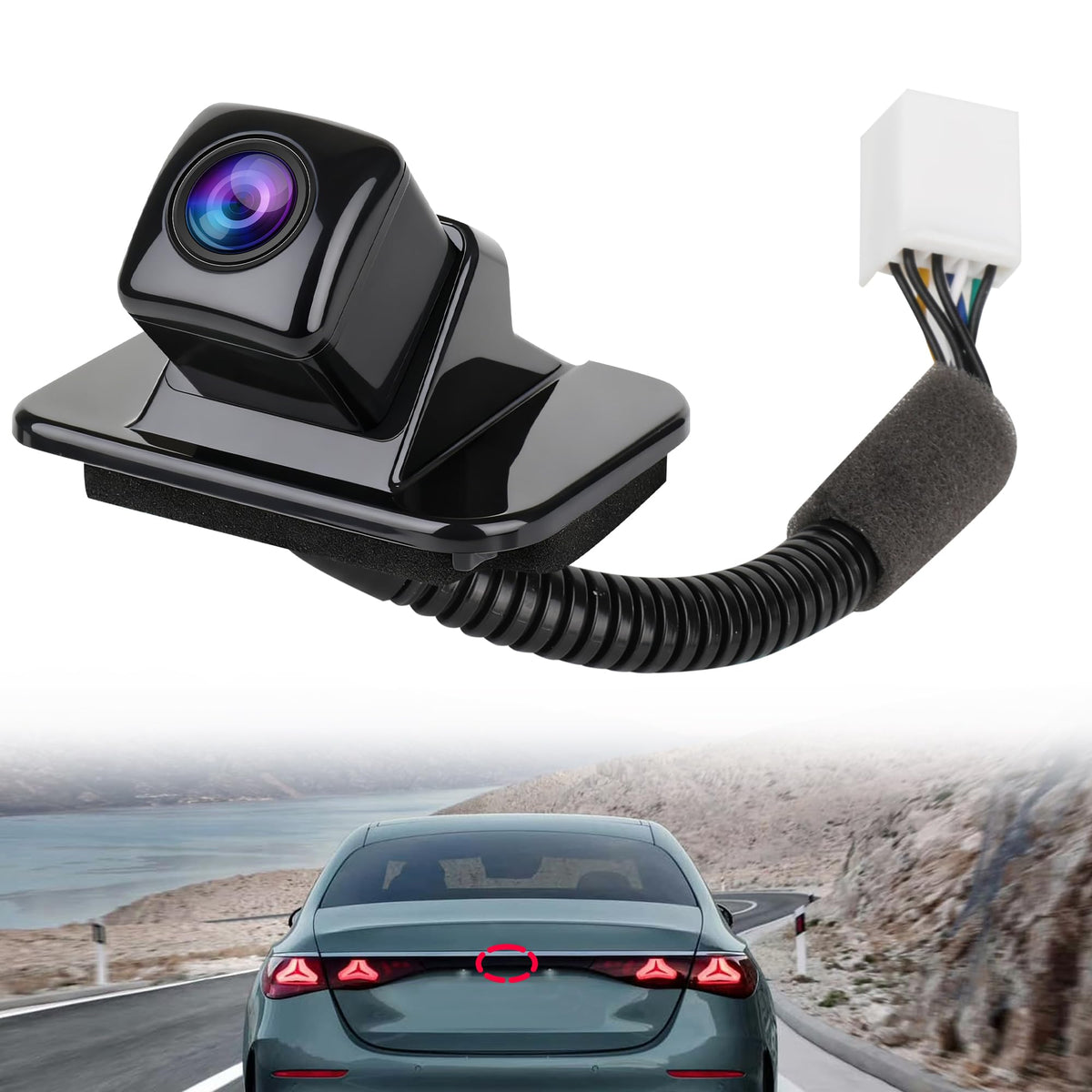 Rayjorman backup camera 170° wide view for safer reversing