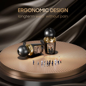 Rayleigh earbuds built-in microphone and control button for hands-free calls and music control