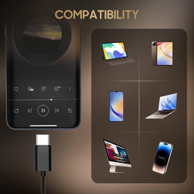 Rayleigh USB-C headphones compatible with Type-C devices across brands