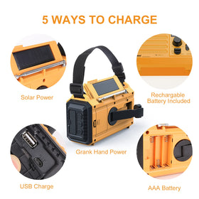 Raynic flashlight and reading lamp illuminated for reliable emergency light