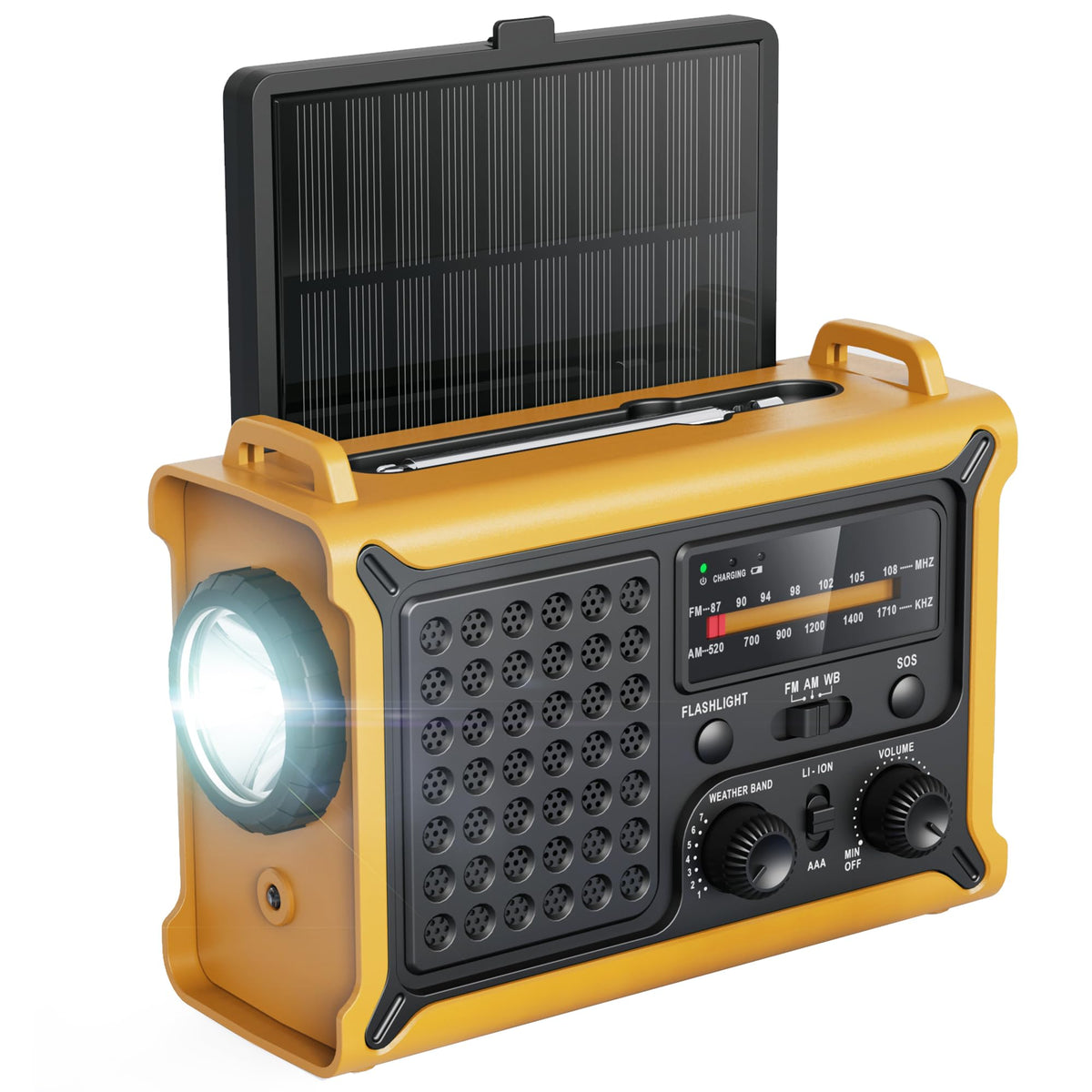 Raynic front panel angled view showing controls and display for quick access
