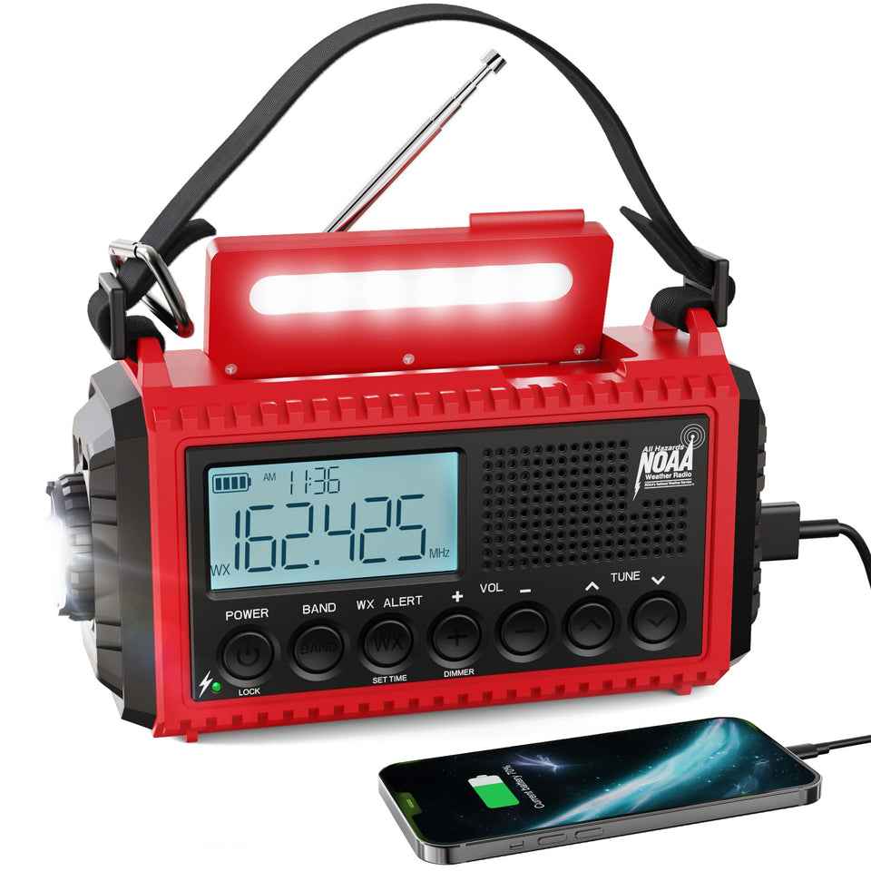 Raynic front panel showing buttons and speaker for easy emergency control