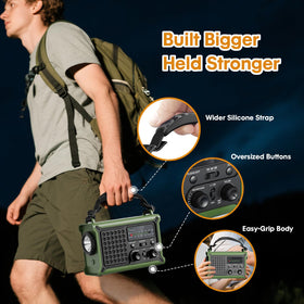 Raynic SOS siren and oversized buttons for fast emergency signaling