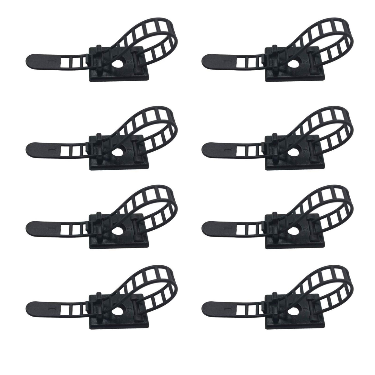 RayTour nylon cable ties pack keeps cables tidy on a desk surface.