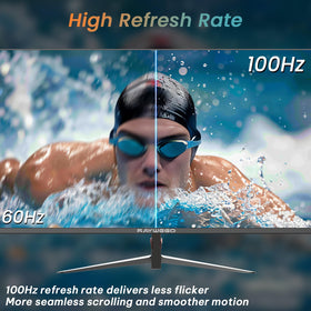 Raywego 1080p Full HD display delivers clear media playback.