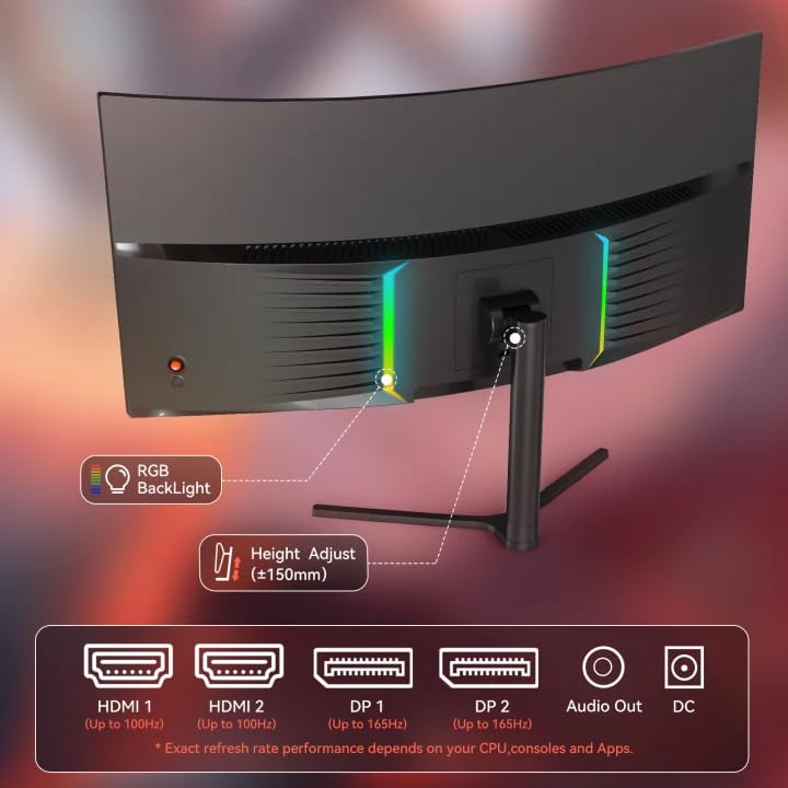Raywego 21:9 display enabling seamless multitasking with multiple windows