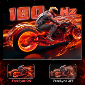Raywego 27-inch gaming monitor borderless design maximizes immersive screen space.
