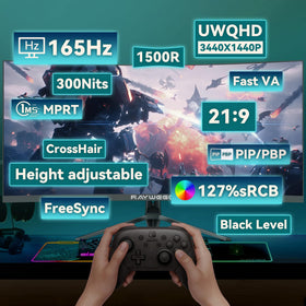 Raywego PIP/PBP multitasking enables two inputs side by side.