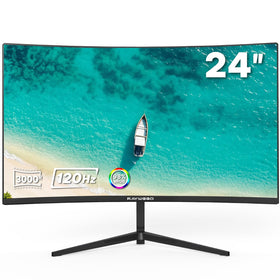 Raywego slim-bezel design enables seamless dual-monitor setups on modern desks.