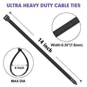 RAZCC close-up of tie head and serrated tail showing secure self-locking for reliable hold