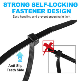 RAZCC zip ties 14 inch heavy-duty fastening for equipment.