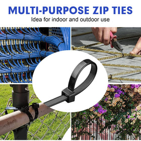 RAZCC zip ties bundle keeps workspace neat during projects