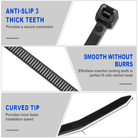 RAZCC zip ties garage and garden organization for tidy cables