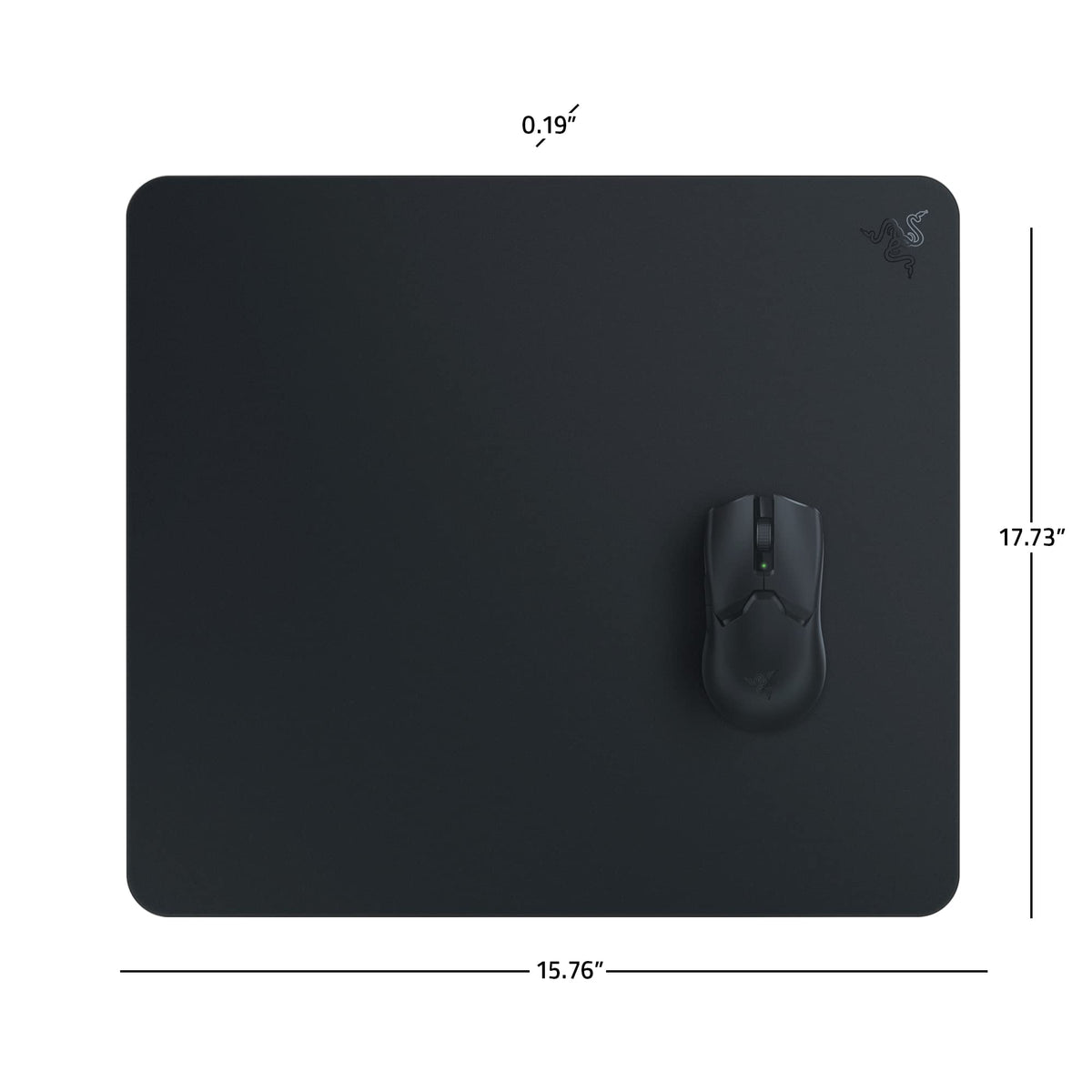 Razer Atlas micro-etched surface supports accurate tracking with optical sensors