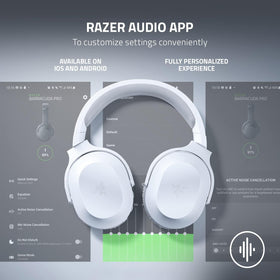 Razer Barracuda X battery reaches up to 50 hours for extended wireless gaming.