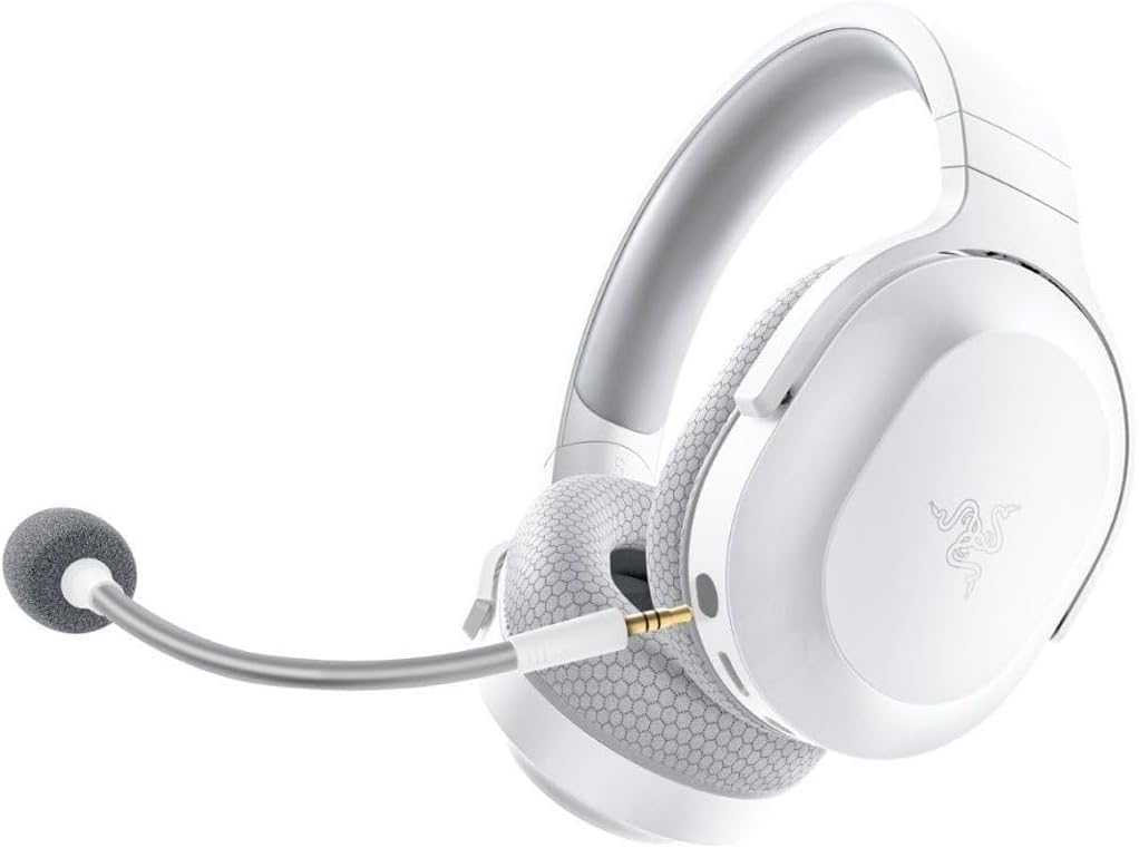 Razer Barracuda X Mercury side view emphasizing lightweight comfort during long gaming sessions.