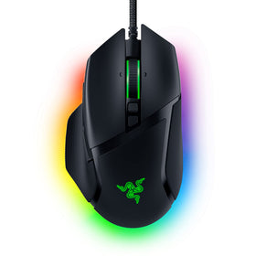 Razer Basilisk V3 front view showing ergonomic shape and fast response