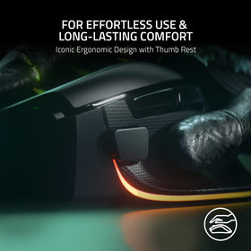 Razer Basilisk V3 side view of tilt buttons adding extra in-game inputs