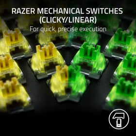 Razer BlackWidow V4 X six macro keys for programmable commands in-game.