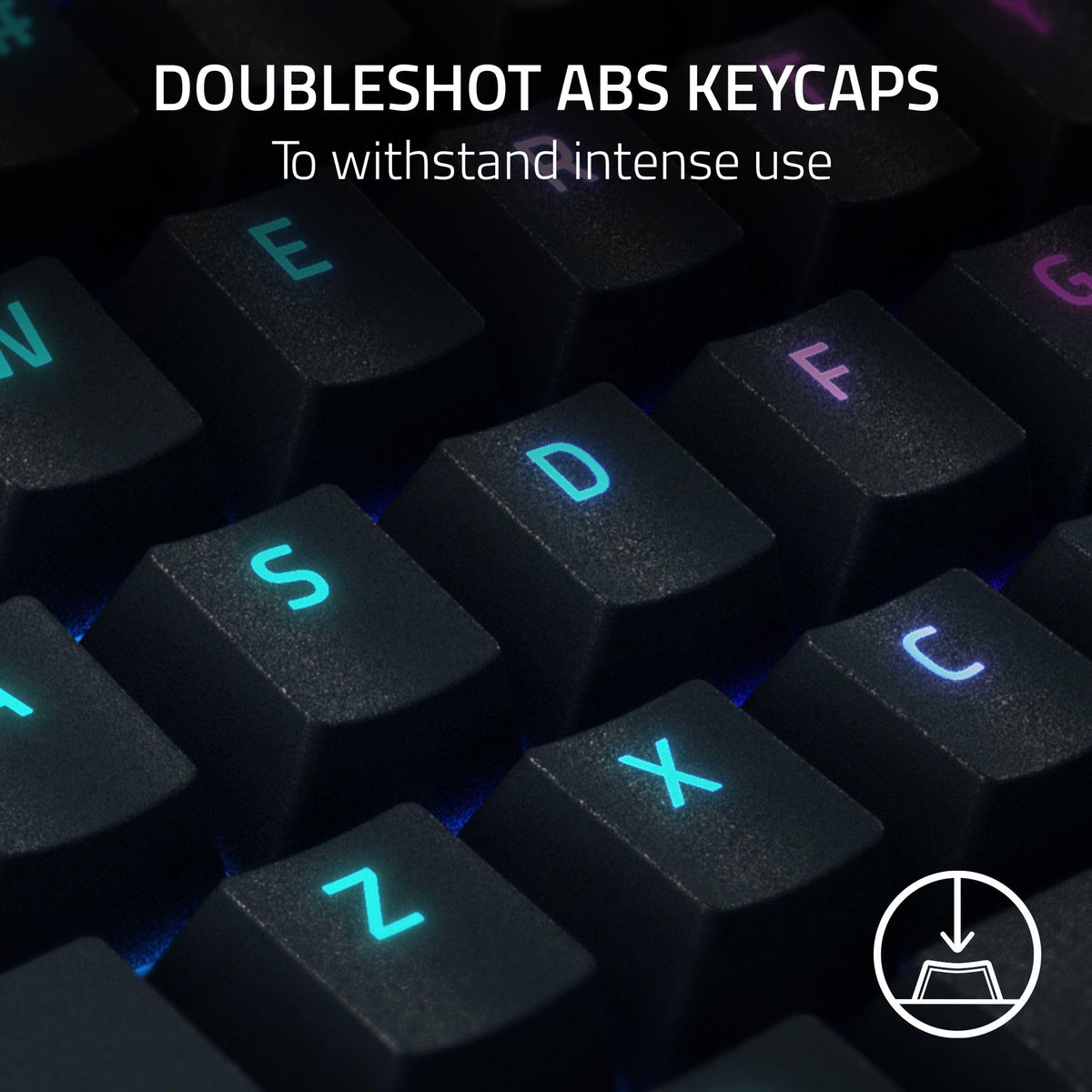 Razer BlackWidow V4 X dampening and lubricated stabilizers reduce keyboard noise.