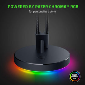 Razer underglow RGB lighting glowing under base for immersive aesthetic sync