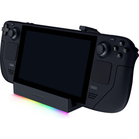 Razer Handheld Dock Chroma USB-A ports expanded for peripherals and storage.