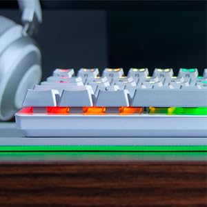 Razer Huntsman Mini used in gaming setup increasing responsiveness during play