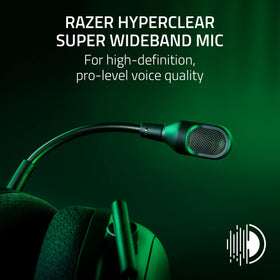 Razer Hyperspeed wireless technology provides low-latency gaming and reliable sound sync.