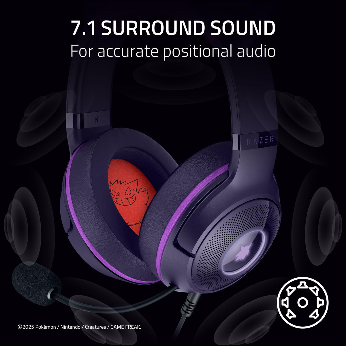 Razer Kraken Kitty V2 hybrid cushions balance comfort and noise isolation