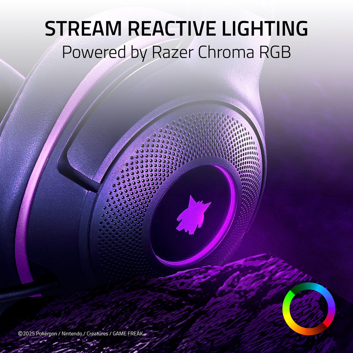 Razer Kraken Kitty V2 HyperClear cardioid mic captures voice clearly