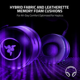 Razer Kraken V3 Pro detachable microphone for clear voice chat.
