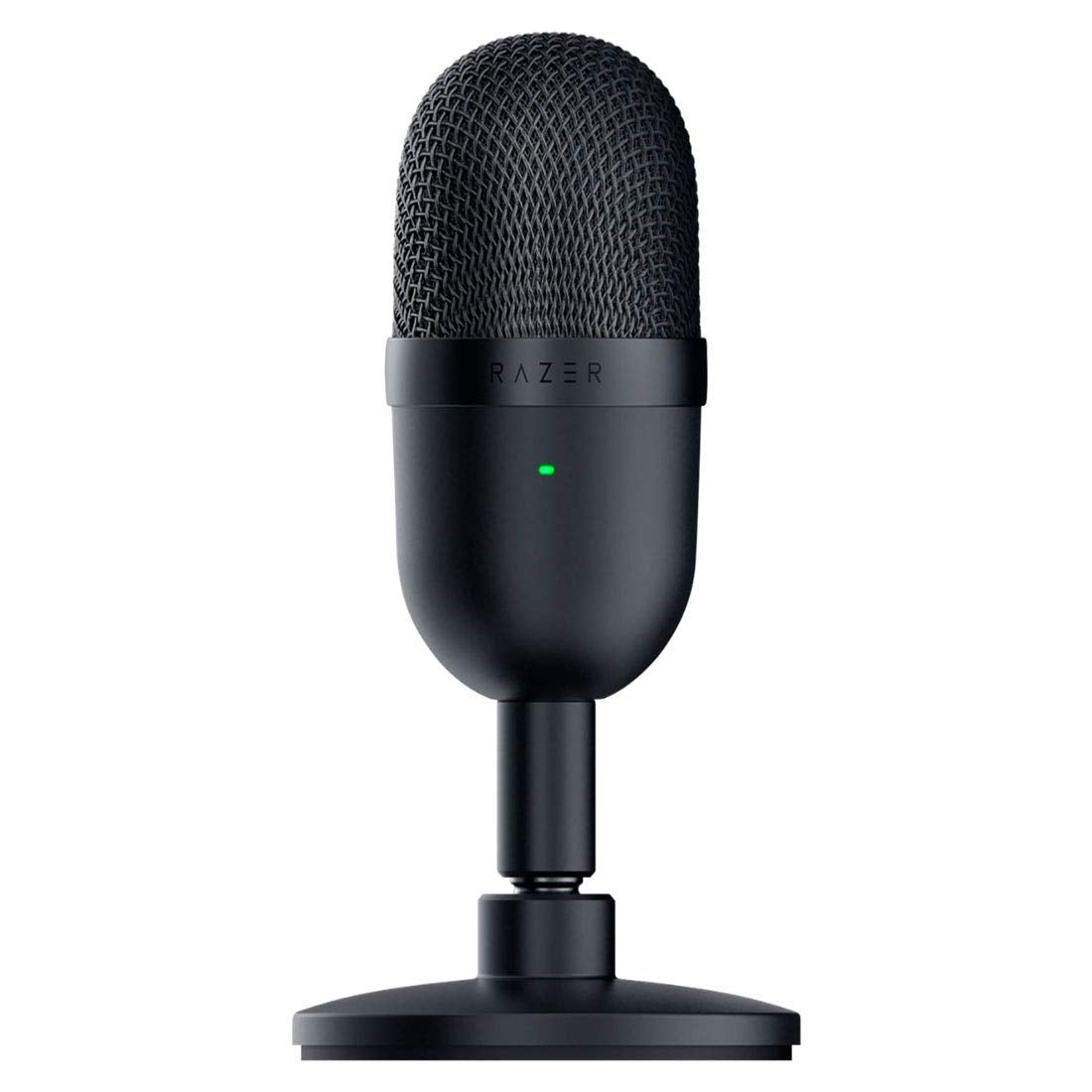 Razer Seiren Mini front view showing clean design and improved vocal clarity