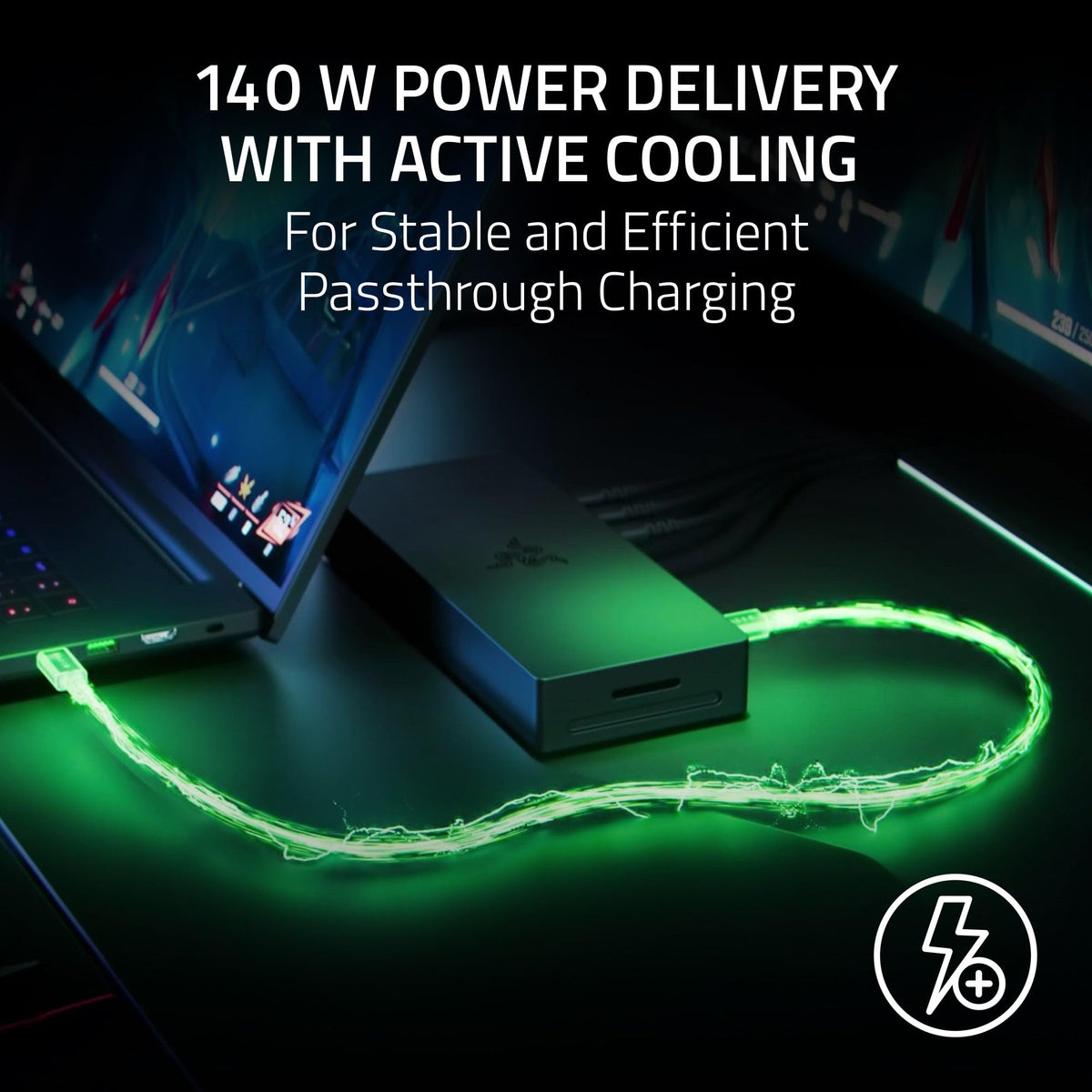 Razer Thunderbolt 5 Dock Chroma supports up to 8K 60 Hz or 4K 240 Hz