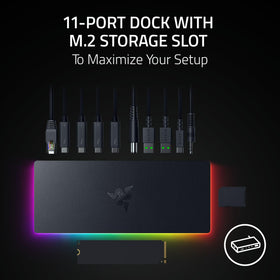 Razer Thunderbolt 5 Dock Chroma M.2 slot enables fast storage expansion