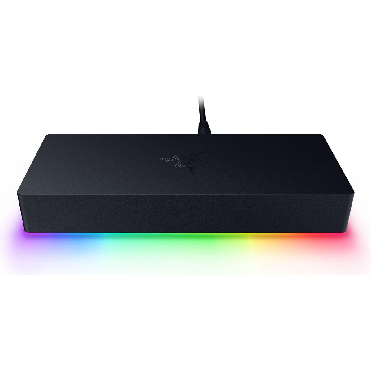 Razer Thunderbolt 5 Dock Chroma RGB lighting enhances desk aesthetics
