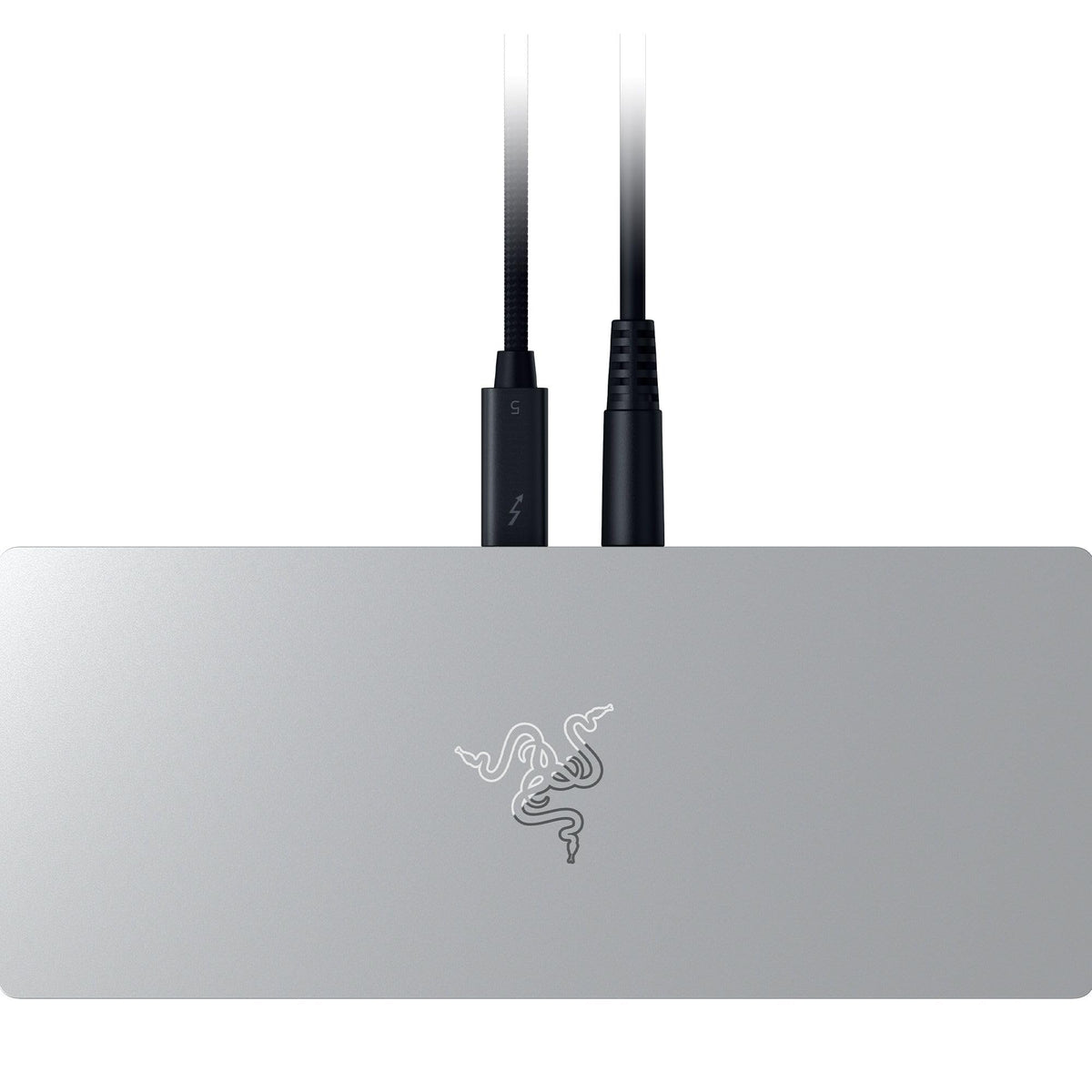 Razer Thunderbolt 5 Dock front I/O panel with quick-access ports for peripherals