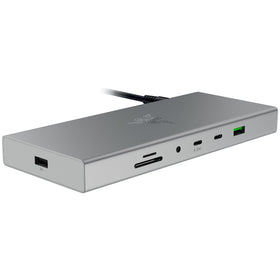 Razer USB 4 Dock with 14 ports for expanded connectivity and a cleaner desk