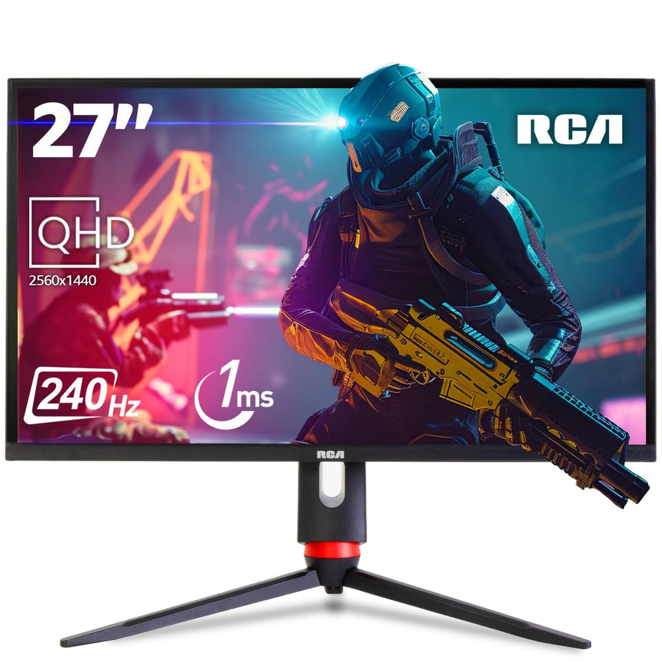 RCA Evolution Premium 27 front view with borderless design for immersive gameplay