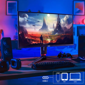 RCA Evolution Premium 27  gaming setup showing versatile use cases