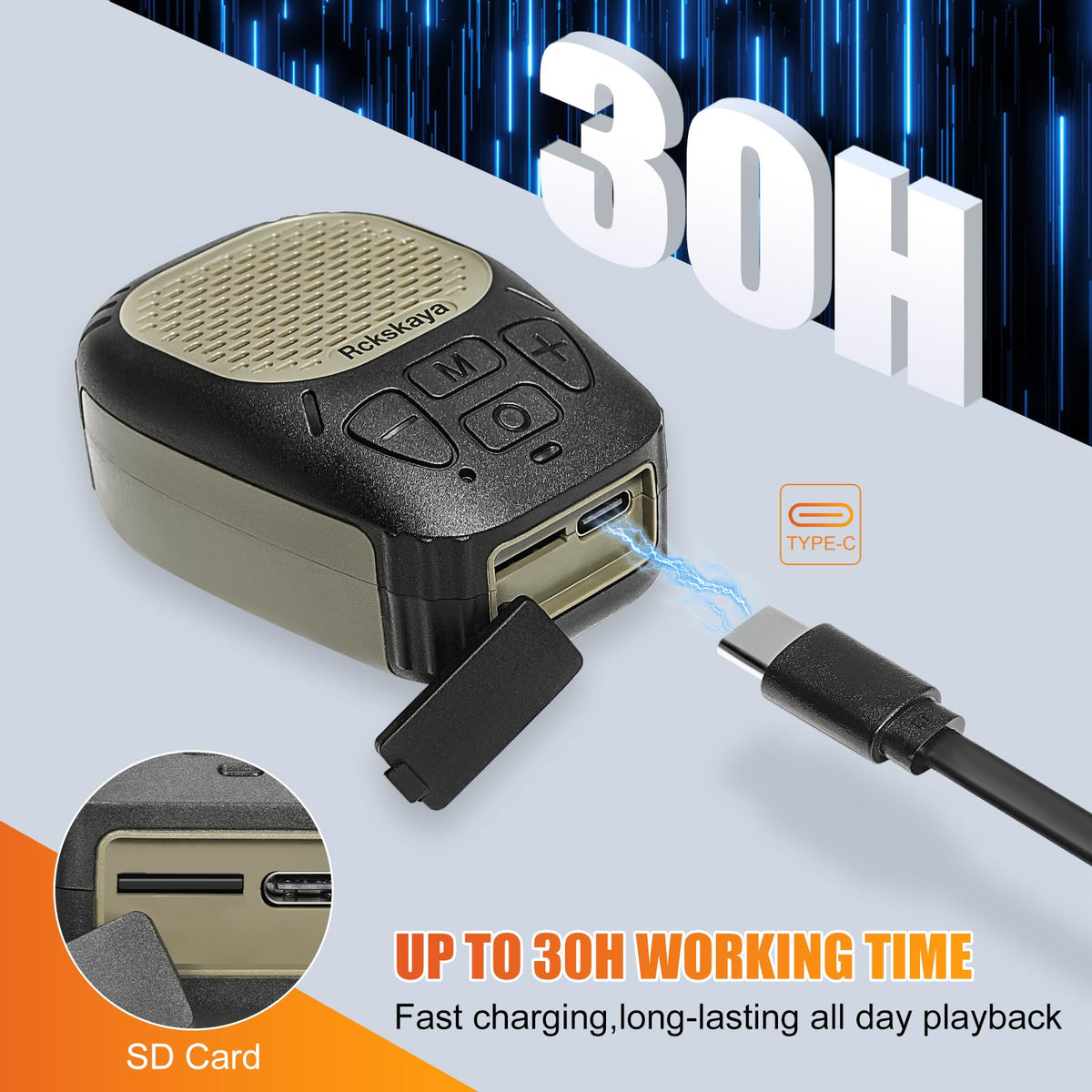Rckskaya ENC mic on-board enables clearer calls in noisy environments