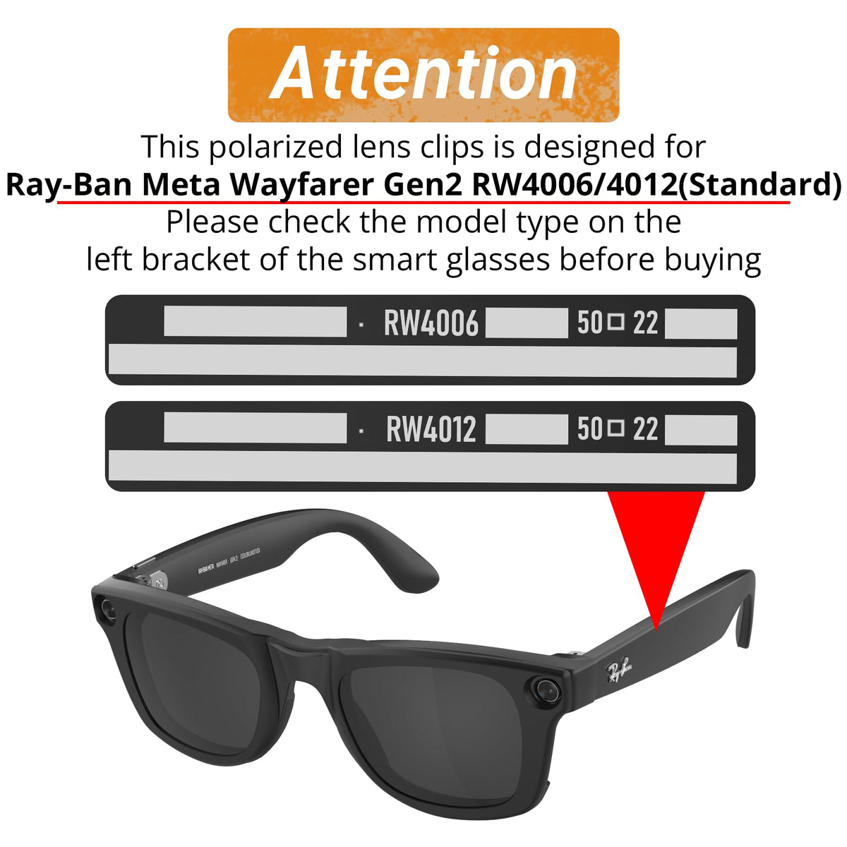 RCstyle HiBloks clip-on color options complement Ray-Ban Meta Wayfarer Gen 2 looks